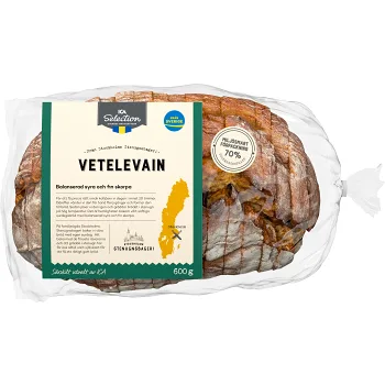 Vetelevain 600g ICA Selection.