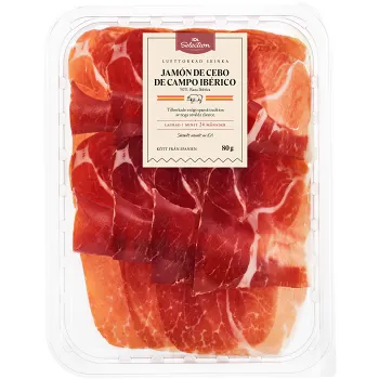 Lufttorkad Skinka Jamon de Cebo de Campo Iberico 80g ICA Selection.