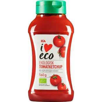 Ketchup 560g ICA I love eco.