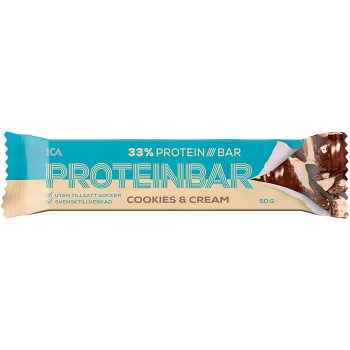 Proteinbar Cookies &amp; Cream 50g ICA.