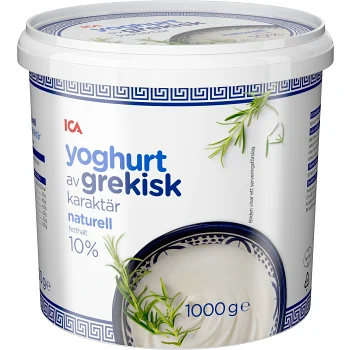 Grekisk Yoghurt 10% 1000g ICA.