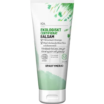 Balsam Oparfymerad 200ml ICA Hjärtat EKO.
