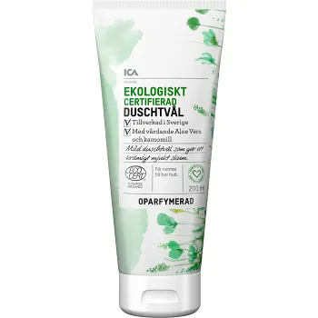 Duschtvål Oparfymerad 200ml ICA Hjärtat EKO.