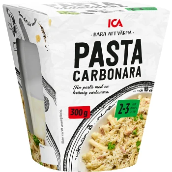 Färdigmat Pasta Carbonara 300g ICA.