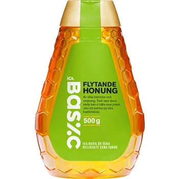 Honung Flytande 500g ICA Basic.