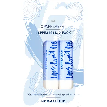 Läppbalsam 2p ICA.