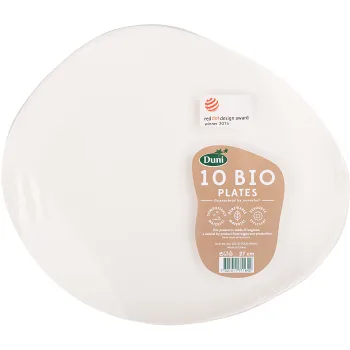 Engångstallrikar Bagass Bio 10st Duni.