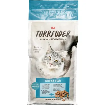 Torrfoder Katt Fisk 2000g ICA.