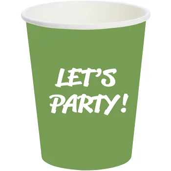 Engångsmugg Papper Grön 20st Duni.