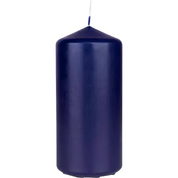 Blockljus Mörkblå 1st Duni.