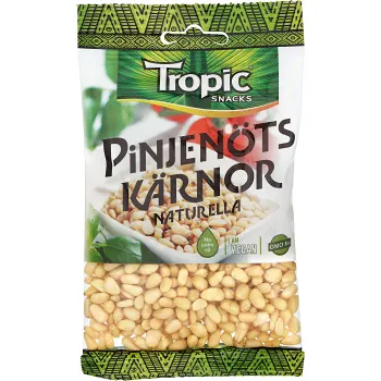 Pinjenötskärnor Naturella 50g Tropic Snacks.