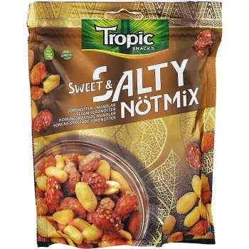 Nötmix Sweet &amp; Salty 200g Tropic Snacks.