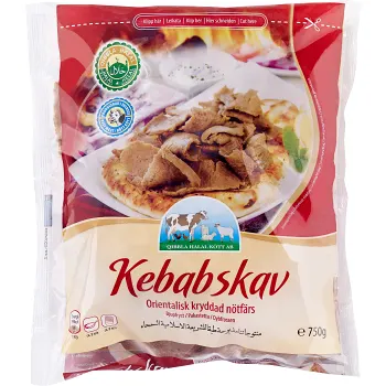 Kebabskav Fryst 750g Qibbla Halal.