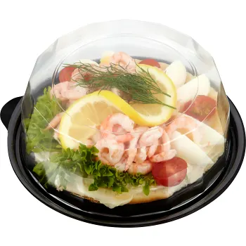 Lyxräksmörgås Handskalde räkor 300g Kallskänksgourmé.