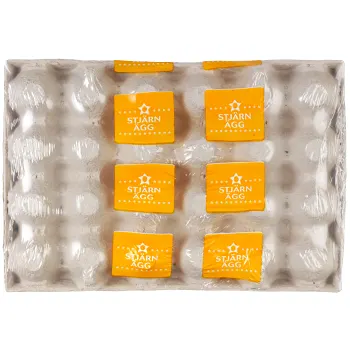 Ägg Frigående 24-p Stjärnägg.