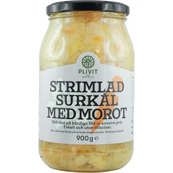 Surkål med Morot 900g Plivit Trade.