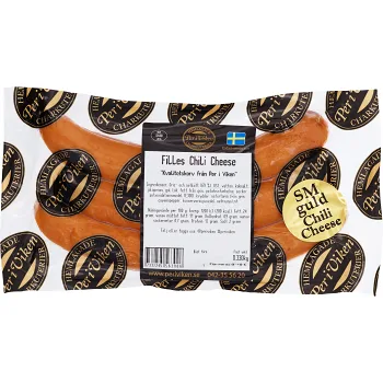 Korv Filles Chili Cheese 3-pack 300g Per i Viken Chark.