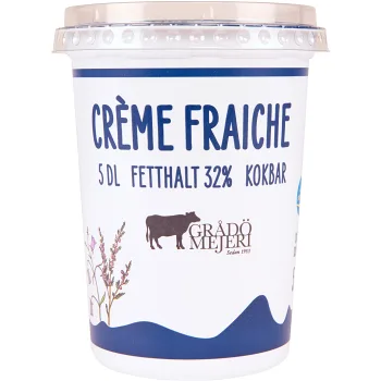 Crème Fraiche 32% 5dl Grådö Mejeri.