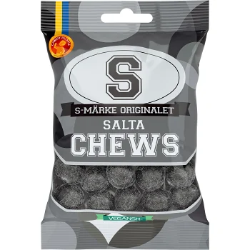 S-märke Supersalta Chews 70g Candypeople.