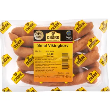 Smal Vikingkorv 440g SP Chark.