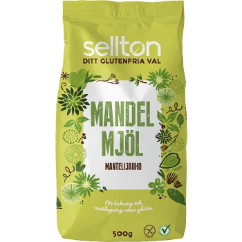 Mandelmjöl 500g Sellton.