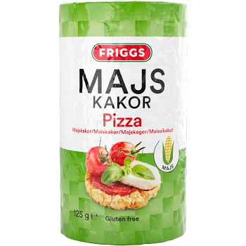 Majskakor Pizza 125g Friggs.