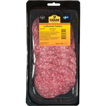 Lufttorkad salami.