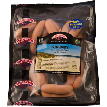 Prinskorv 520g Korvpojkarna.