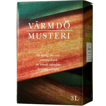 Rabarbermust 3l Värmdö Musteri.