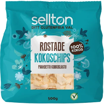 Kokoschips 500g Sellton.