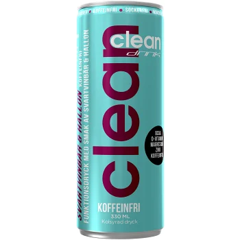 BCAA Svartvinbär Hallon 33cl Clean drink.