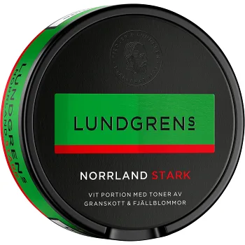 Portionssnus Norrland Stark 1-p Lundgrens.