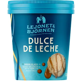 Glass Dulce de leche 500ml Lejonet &amp; Björnen.