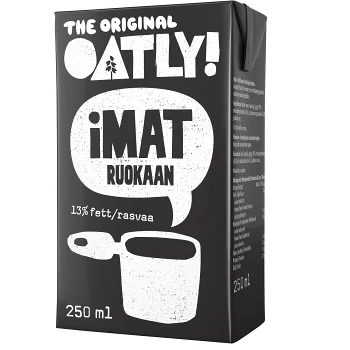 Havregrädde iMat 13% 2,5dl Oatly.