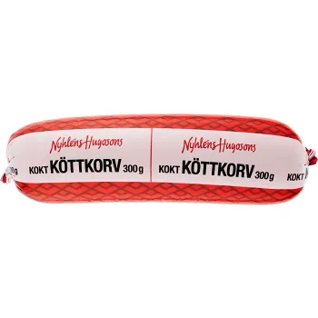 Köttkorv Kokt 300g Nyhléns Hugosons.