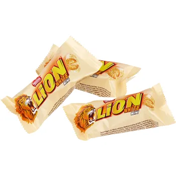 Godis Lion Mini White ca 5kg Nestle.
