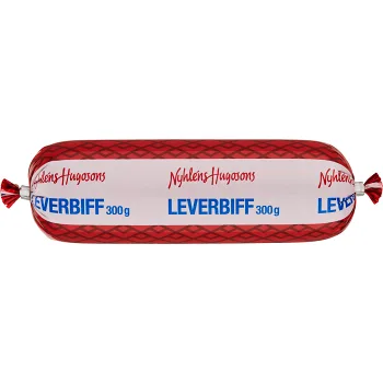 Leverbiff rå Fryst 300g Nyhléns Hugosons.