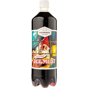Julmust Utan Socker 1000ml Hammars Bryggeri.