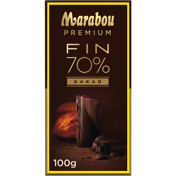 Chokladkaka Premium 70% kakao 100g Marabou.