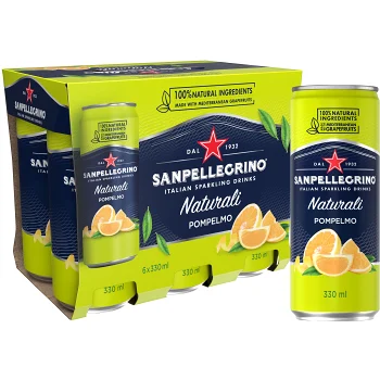 Läsk Pompelmo 33cl 6p San Pellegrino.