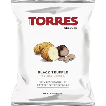 Chips Svart Tryffel ca 125g Torres.