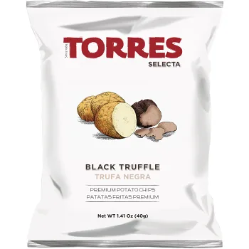 Chips Svart Tryffel ca 40g Torres.