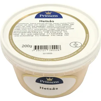 Hetsås 200g Prinsens.