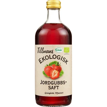 Jordgubbssaft 0,5l KRAV Grangärde Musteri.
