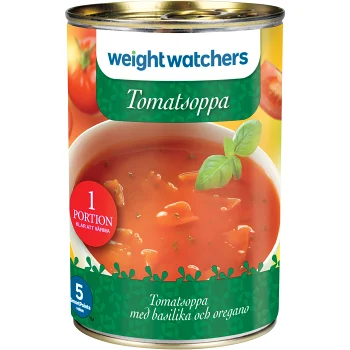Tomatsoppa med basilika och oregano 400g Weight Watchers.
