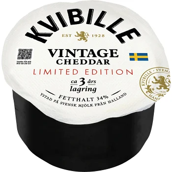 Cheddar extra lagrad hårdost ca 1,4kg Kvibille.