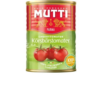 Körsbärstomater Pomodorini di collina 400g Mutti.
