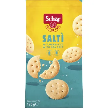 Kex Salti Glutenfri laktosfri 175g Schär.