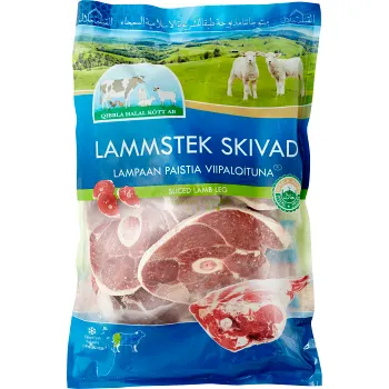 Lammstek i Skivor ca 2600g Qibbla Halal.