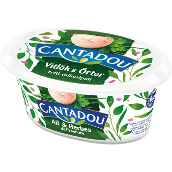 Färskost Vitlök &amp; Örter 140g Cantadou.